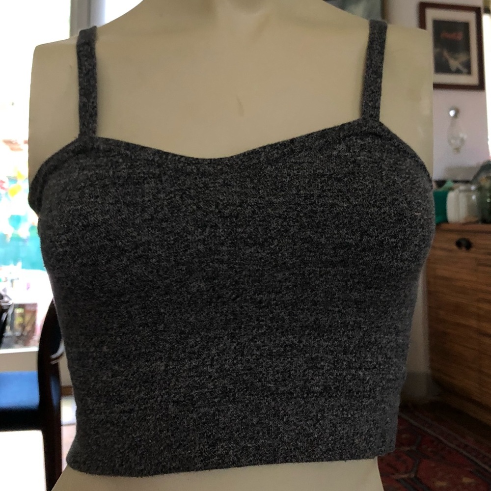 Grey Knit American Apparel Tank Top